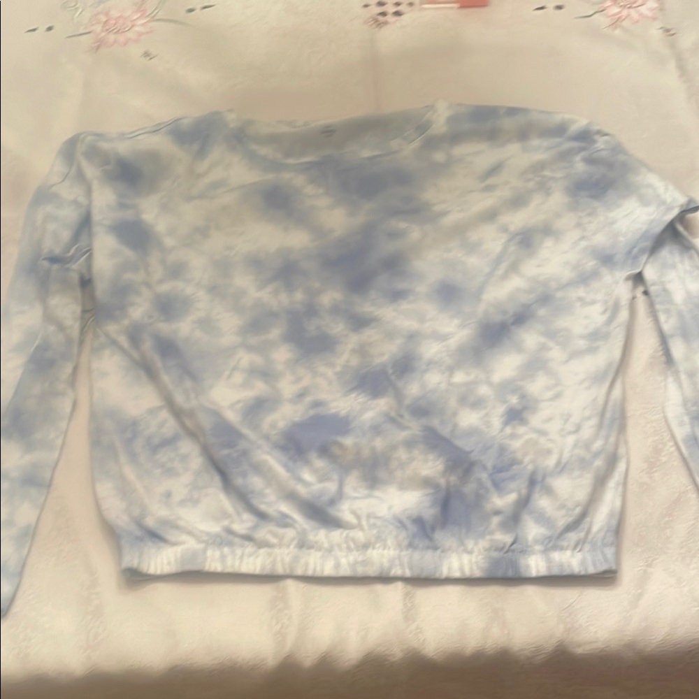 Blue Tie-Dye Women's Top